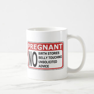 PREGNANT WARNING COFFEE MUG