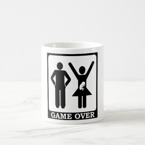 Pregnant Wife _ Game Over Coffee Mug