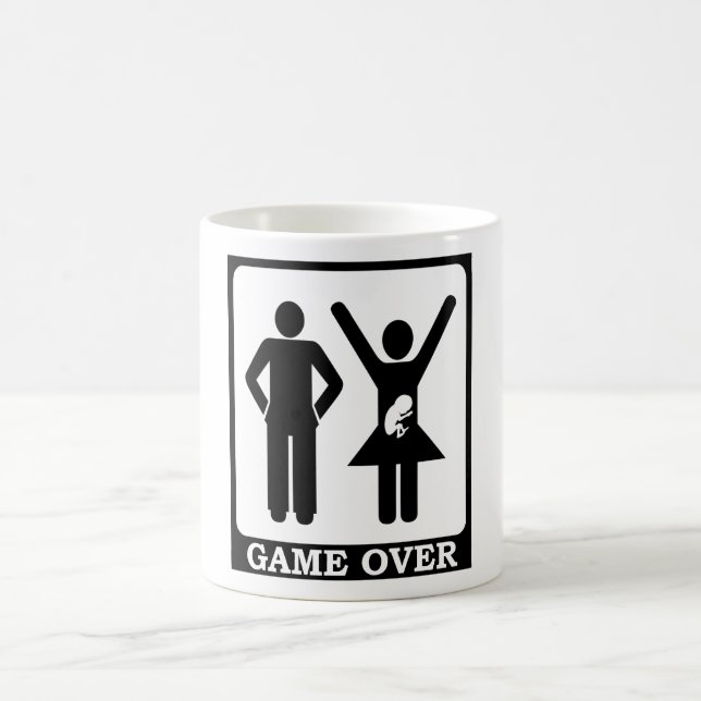 Pregnant Wife - Game Over Coffee Mug (Center)