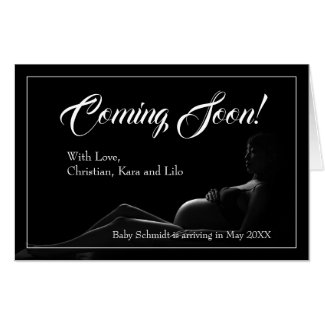 Pregnant woman - Coming Soon, Baby Announcement