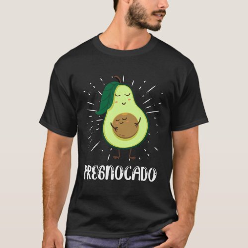 Pregnocado Avocado Pregnancy Announcet T_Shirt