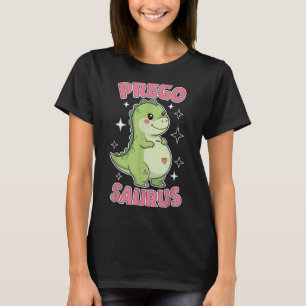 Pregosaurus Cute Retro Mommy Dinosaur Pregnancy An T-Shirt