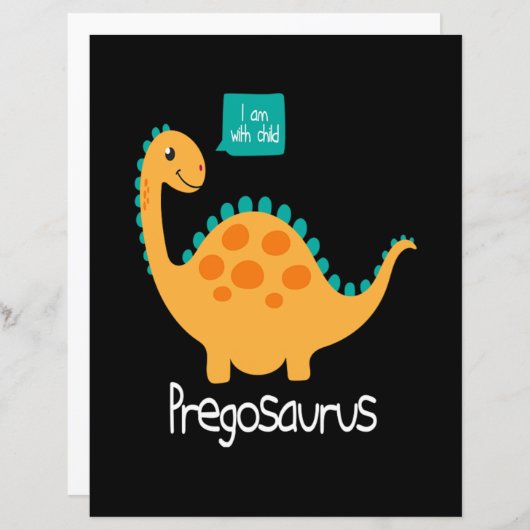 Pregosaurus Dinosaur Dino (Front/Back)