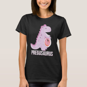 Pregosaurus Funny Dinosaur Pregnancy T-Shirt