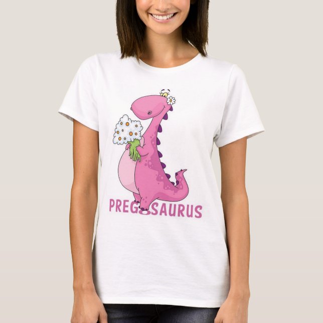Pregosaurus Maternity Shirt (Front)