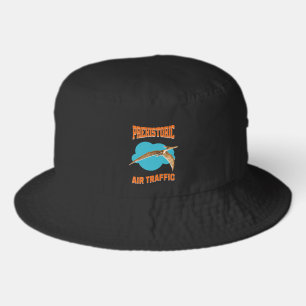  Prehistoric Air Traffic Pterodactyl Dinosaur Bucket Hat