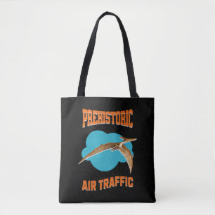 Prehistoric Air Traffic Pterodactyl Pilot Humor Tote Bag