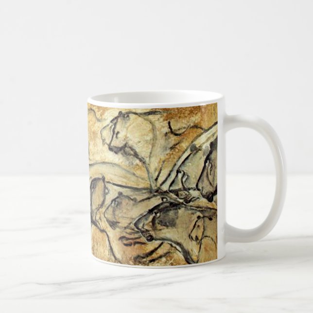 Prehistoric Animals Lascaux Cave Art Coffee Mug (Right)
