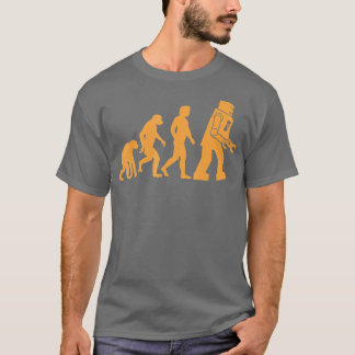 Prehistoric Ape to Monkey to Man to Robot Evolutio T-Shirt