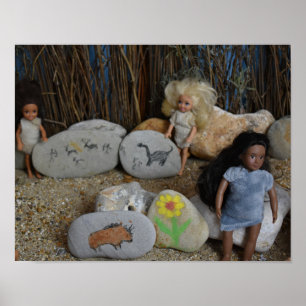Prehistoric Art Exhibition. poster