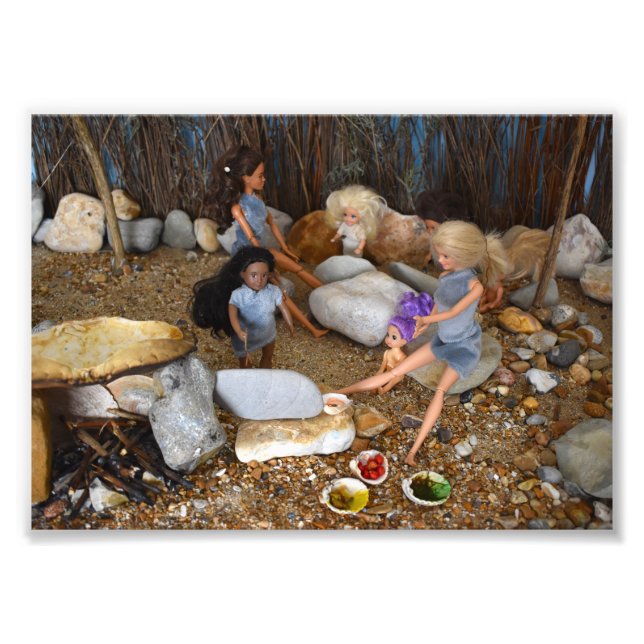 Prehistoric Art School. Photo Print (Front)