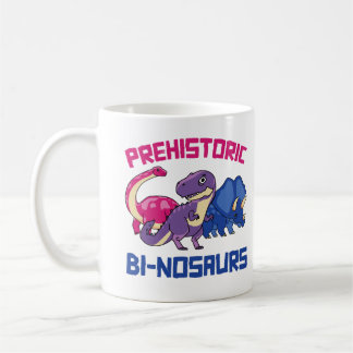 Prehistoric Binosaurs Bi-nosaurs Coffee Mug
