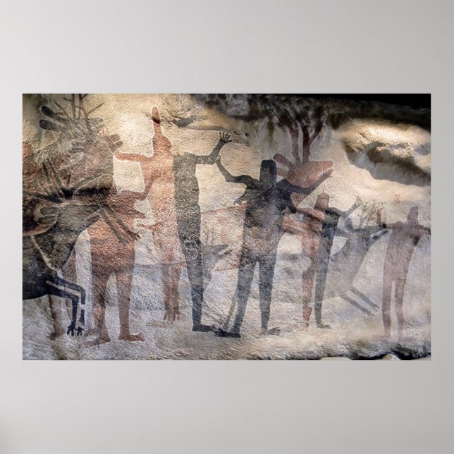PREHISTORIC CAVE PAINTING POSTER (Front)