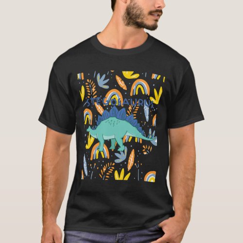 Prehistoric Dinosaur Kids Or Adults Dino 3 T_Shirt