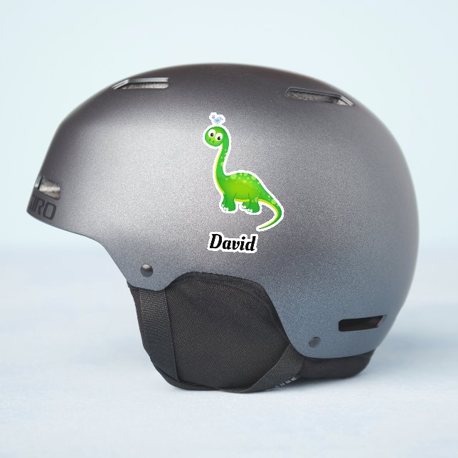 Prehistoric Dinosaur with Name Sticker (Helmet Side)