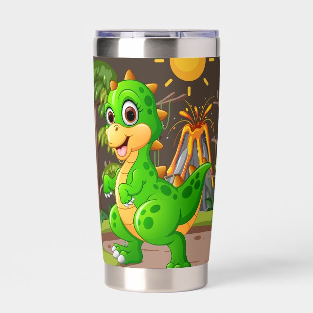 PREHISTORIC DINOSAUR WORLD  INSULATED TUMBLER (Front)