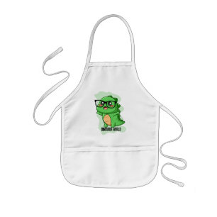 PREHISTORIC DINOSAUR WORLD QUOTES KIDS' APRON