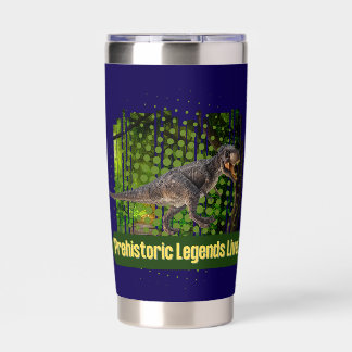 Prehistoric legend life dinosaur insulated tumbler