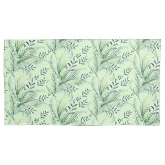 Prehistoric Lifestyle Plants Coordinate Pillow Case