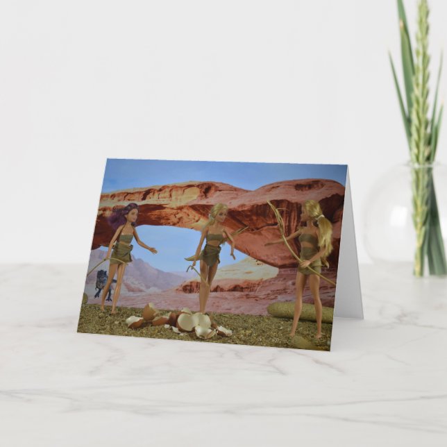 Prehistoric Living. Card (Front)