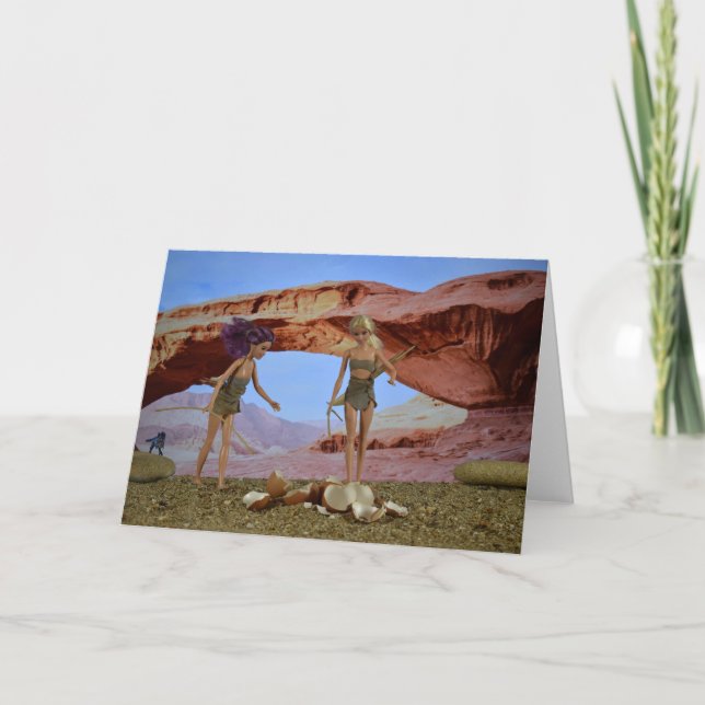 Prehistoric Living. Card (Front)