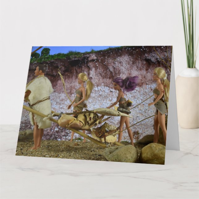 Prehistoric Living. Card (Front)