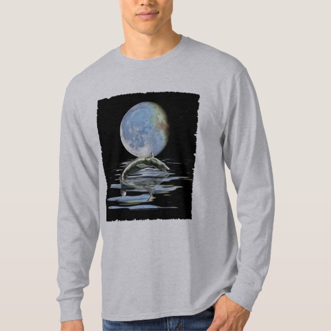 Prehistoric MOSASAUR & MOON Shirt (Front)