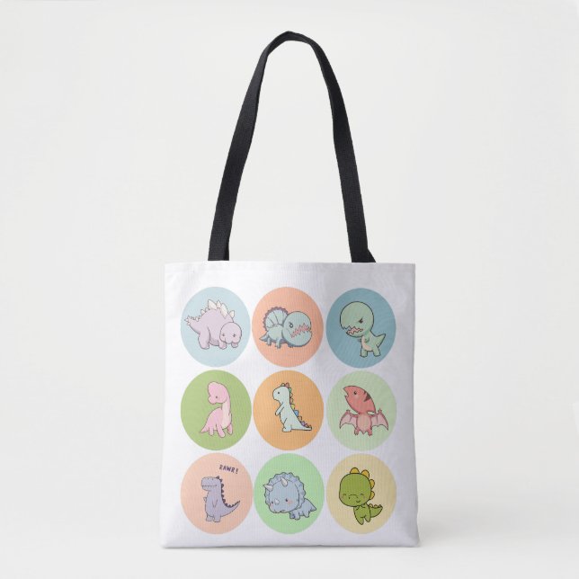 Prehistoric Pals Tote Bag (Front)