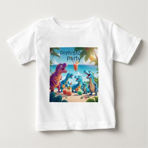 Prehistoric Party Baby T_Shirt
