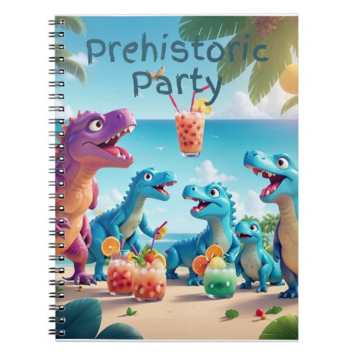 Prehistoric Party Notebook