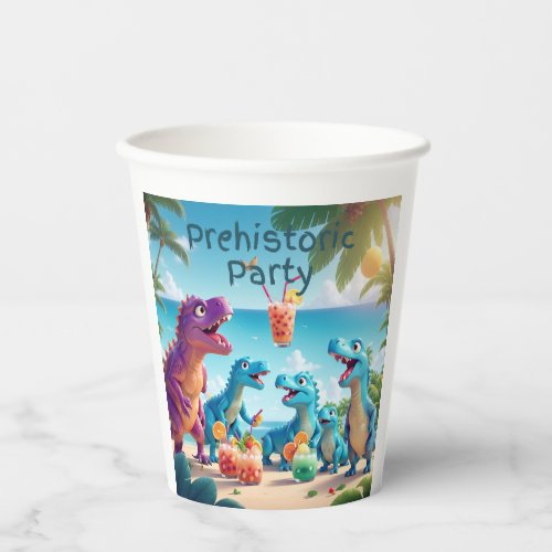 Prehistoric Party Paper Cups