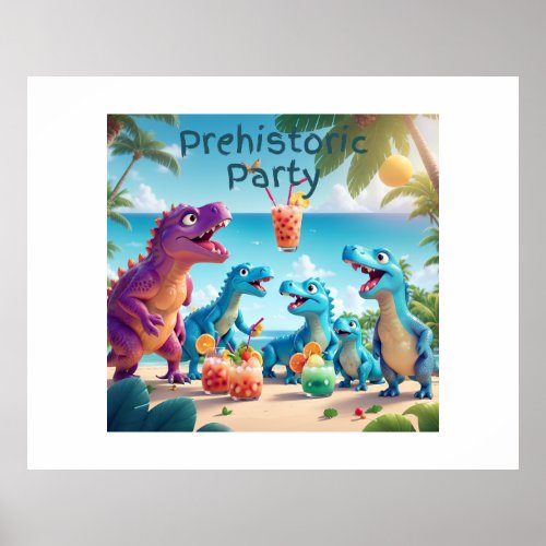 Prehistoric Party Poster