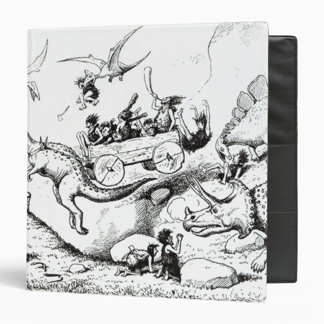 Prehistoric Peeps, 1894 Binder (Front/Inside)