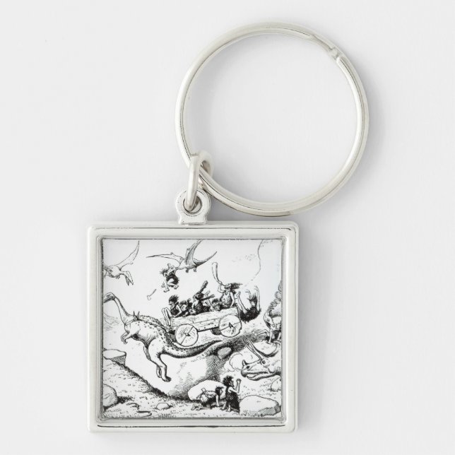 Prehistoric Peeps, 1894 Keychain (Front)