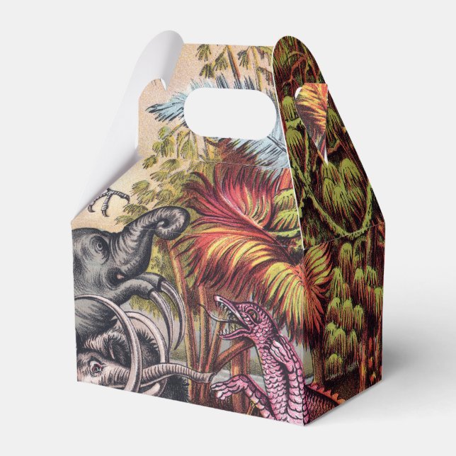 Prehistoric Playground Favor Boxes (Front Side)