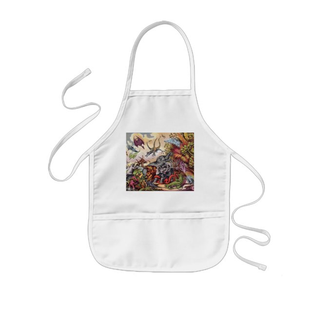 Prehistoric Playground Kids' Apron (Front)