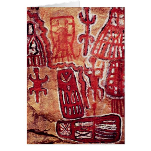 Prehistoric rock painting cards (Front)