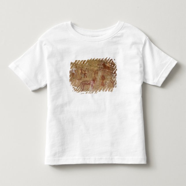 Prehistoric rock paintings, Akakus, Sahara Toddler T-shirt (Front)