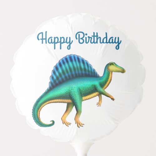 Prehistoric Spinosaurus Dinosaur Birthday Balloon