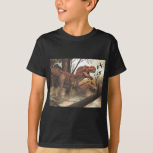 Prehistoric Tyrant: T-Rex Dinosaur Art Graphic T-S T-Shirt