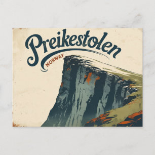 Preikestolen Classic Charm Postcard