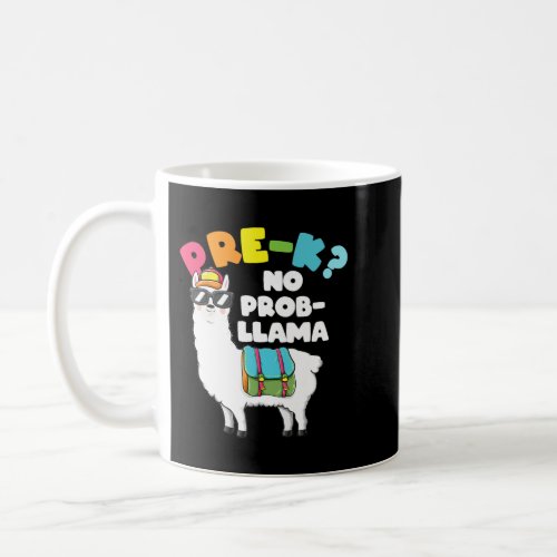 PreK No ProbLlama Llama Apparel Coffee Mug