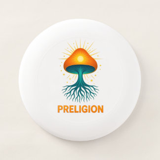 Preligion - Mushroom logo Wham-O Frisbee