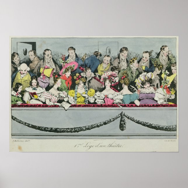 Premiere Loge d'un theater Poster (Front)