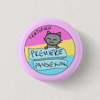 Premiere Pansexual! Pinback Button