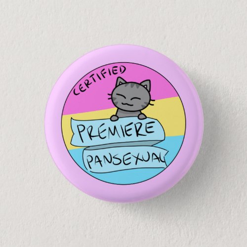 Premiere Pansexual Pinback Button