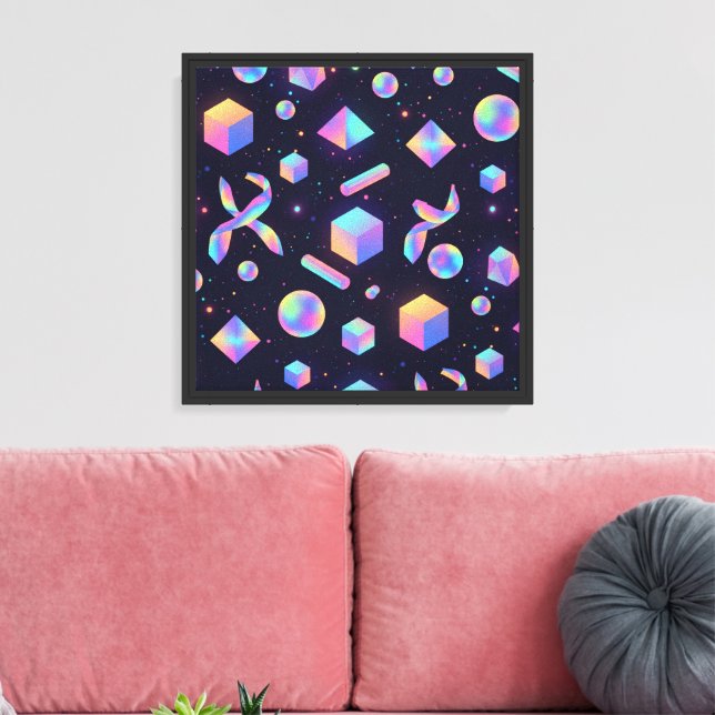Premium 3D Holographic Space Canvas Art (Insitu(LivingRoom))