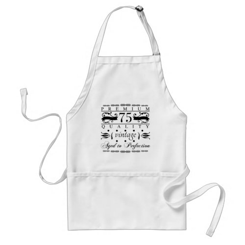 Premium 75th Birthday Adult Apron