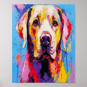 Premium Abstract Labrador Print (CHOOSE YOUR SIZE)