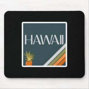 Premium Aloha State Vintage Hawaiian Islands Vacat Mouse Pad